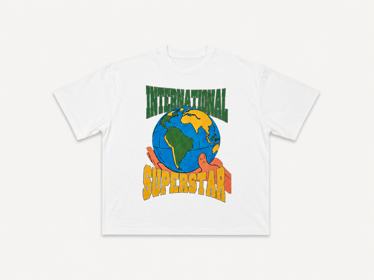 CiggsbyRoku INTERNATIONAL SUPERSTAR Tee - Global Streetwear Icon
