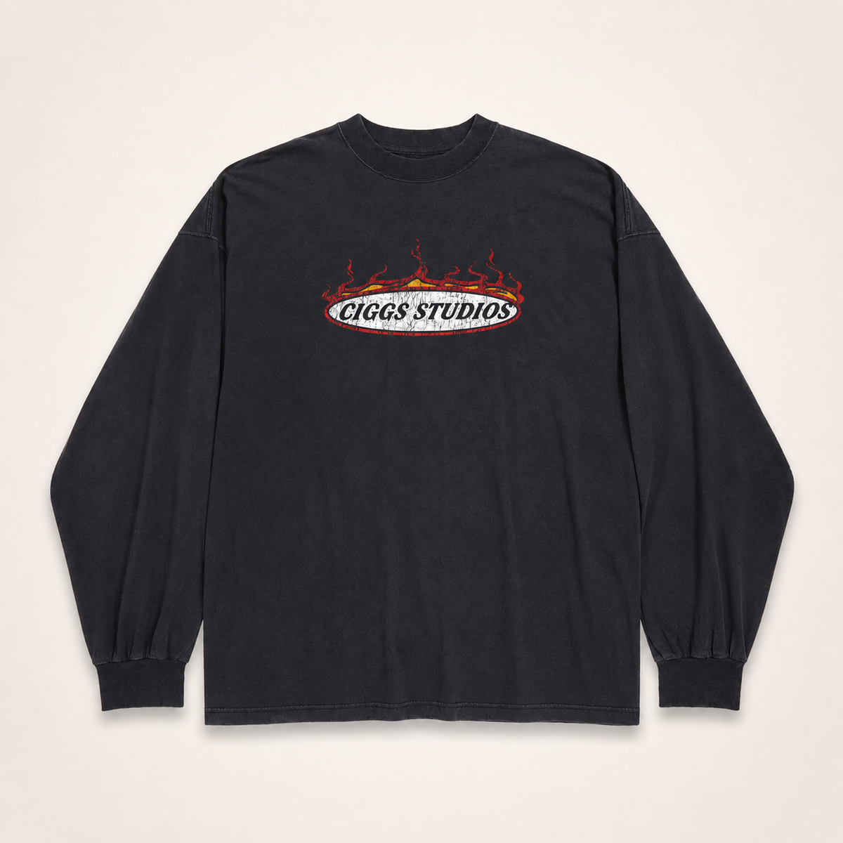 CiggsbyRoku Ciggs Studio Long Sleeve - Flame Logo Streetwear