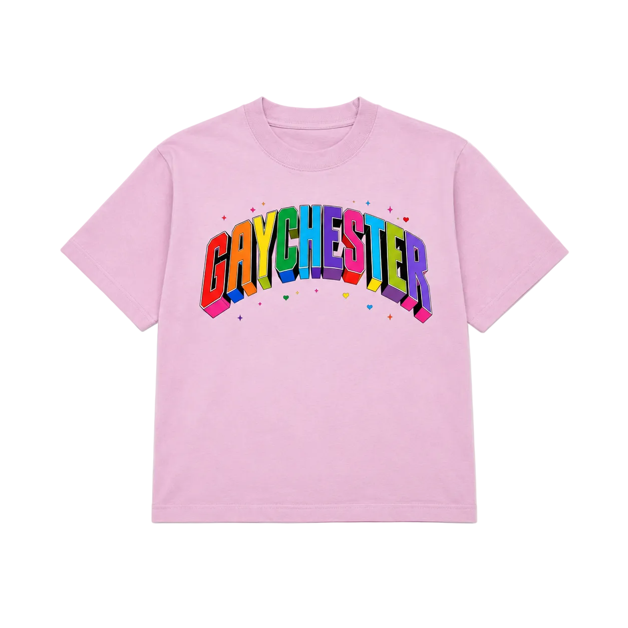 CiggsbyRoku GAYCHESTER PRINT Pink TEE - Manchester Pride Edition